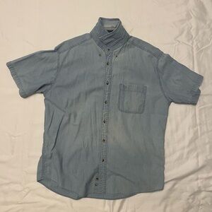Dockers Denim Button Down T-Shirt